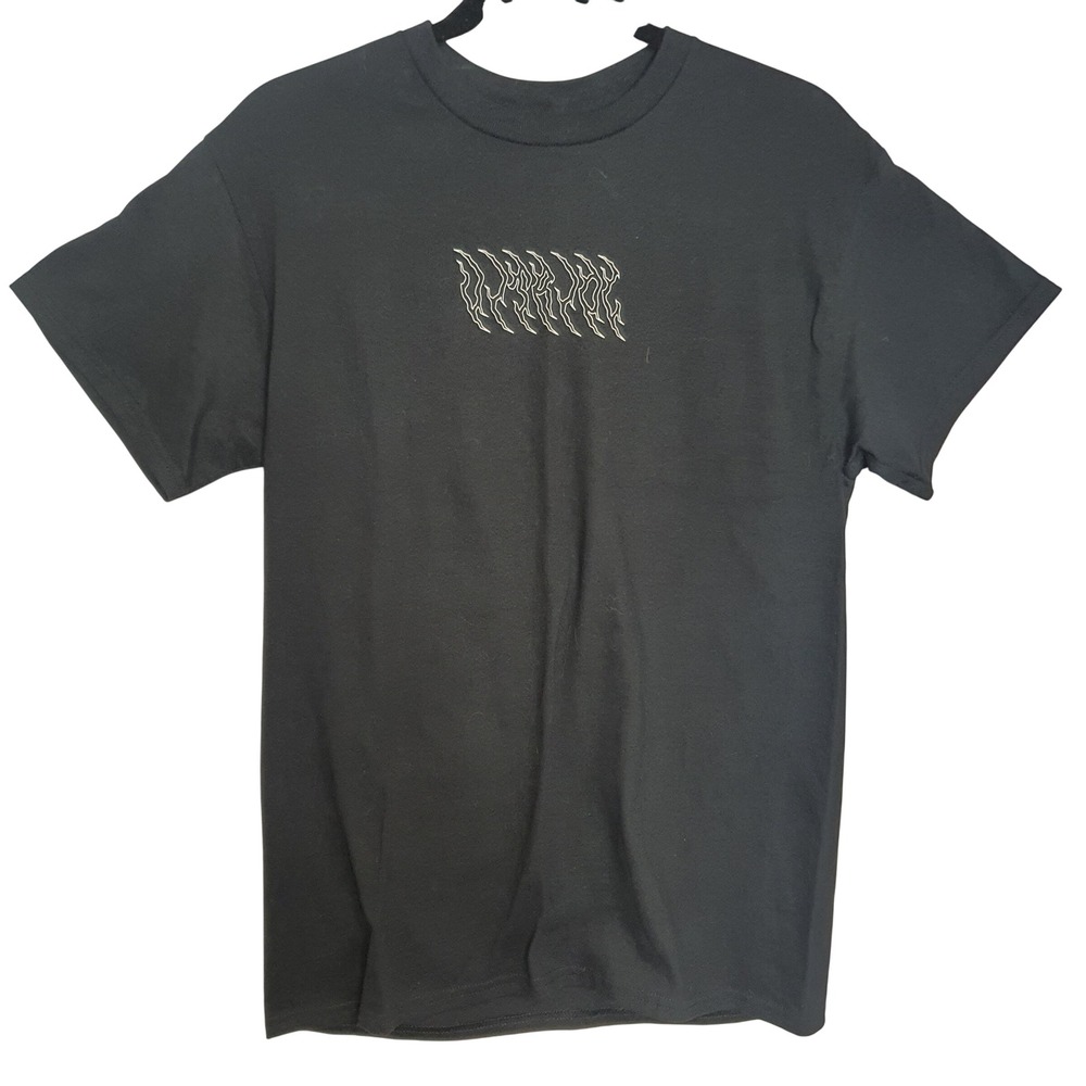 Vitriol Mens Grim Reaper Graphic T-Shirt Black Purple Life Death Ego Medium NEW